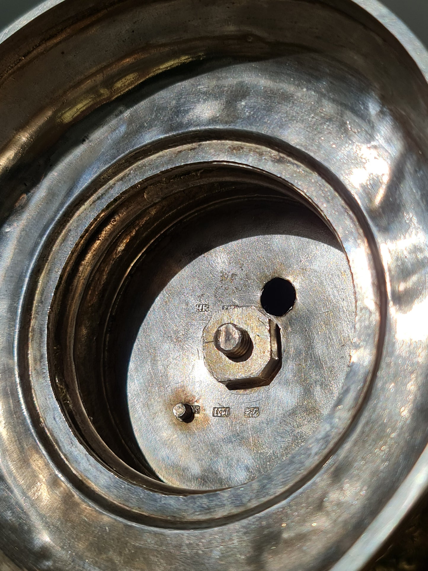 A Chinese Hongkong silver vase with birds, deer, and floral motifs — Republic period (early 20th century)