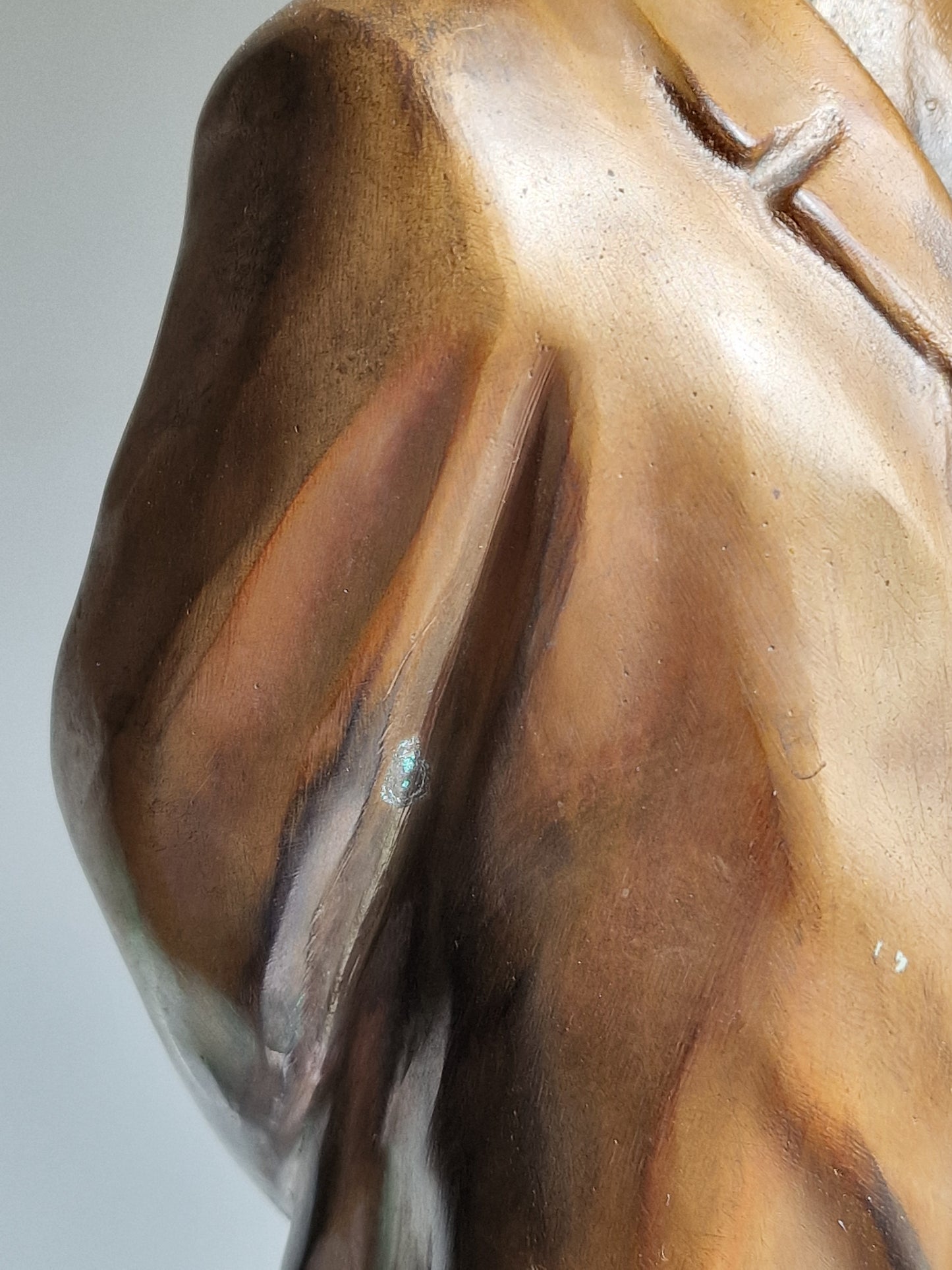 A Bronze figure of Chairman Mao Zedong, dated 1989, with original case by Léon Follet