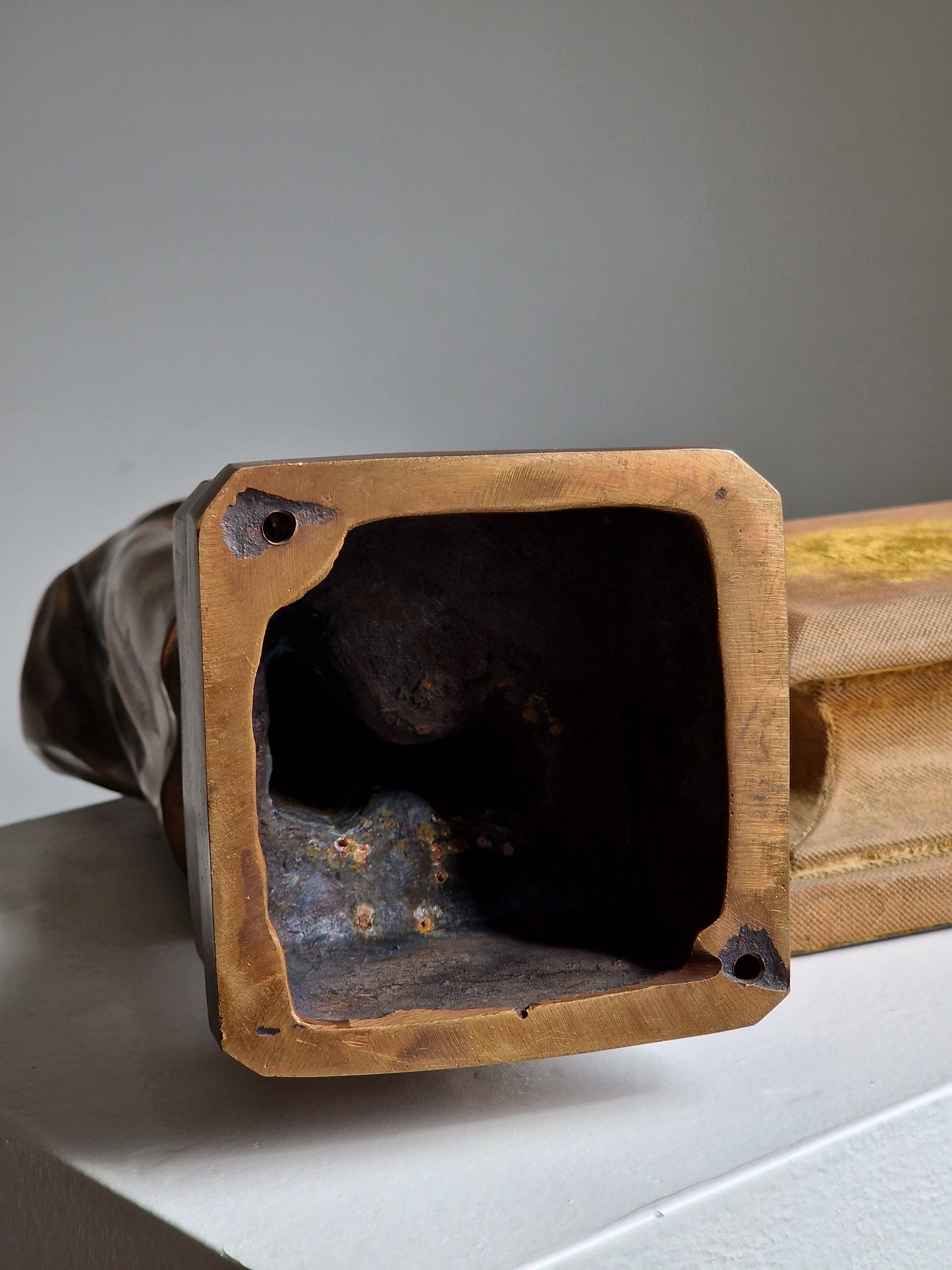 A Bronze figure of Chairman Mao Zedong, dated 1989, with original case by Léon Follet