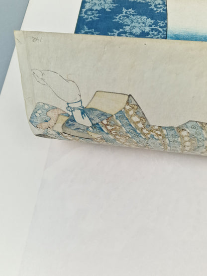 A Japanese woodblock print of a samurai  — Utagawa Kunisada (1786–1865), Edo period