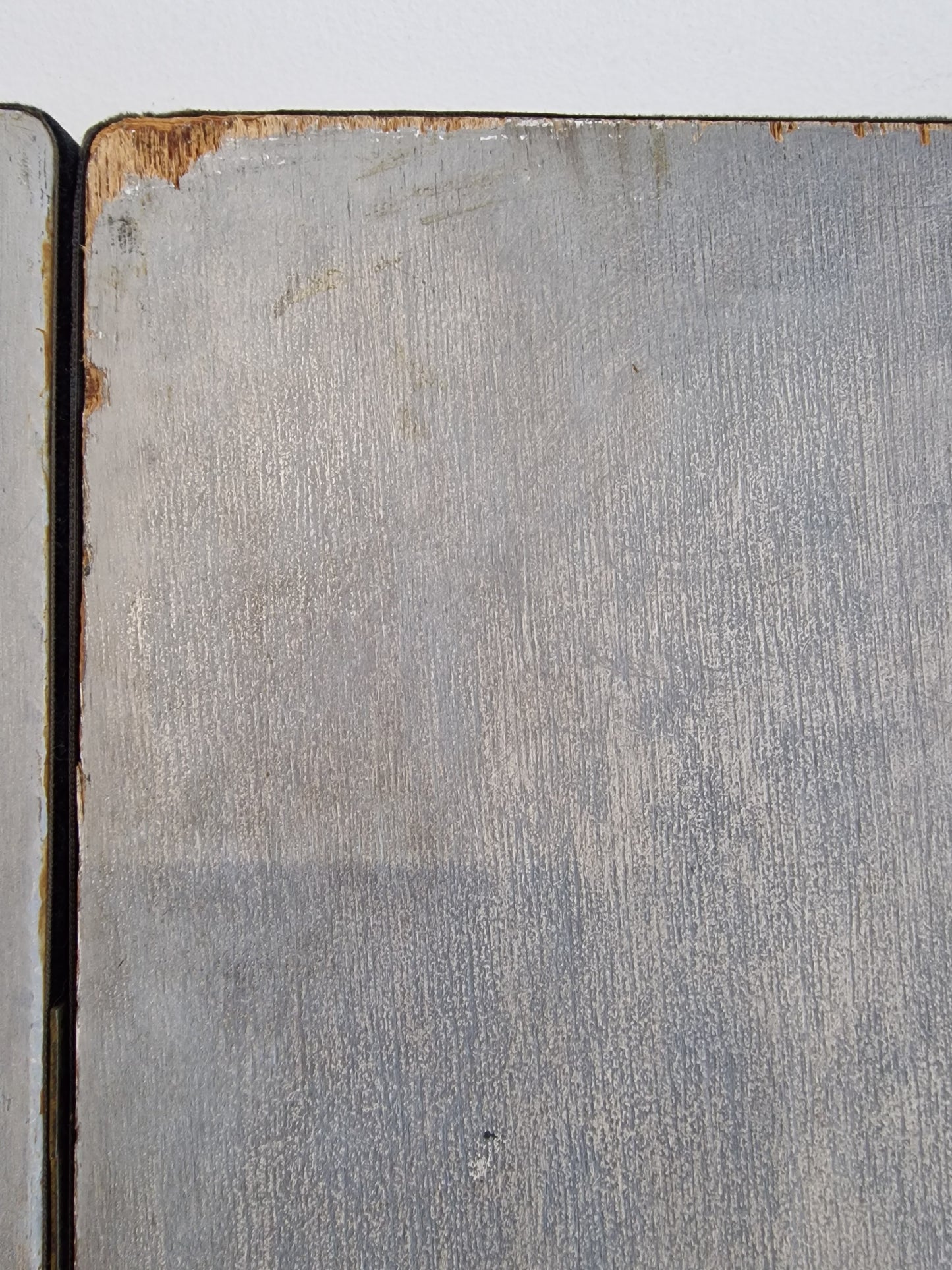 A Large Japanese-Style Painted Wood Folding Screen — Holland, 1988