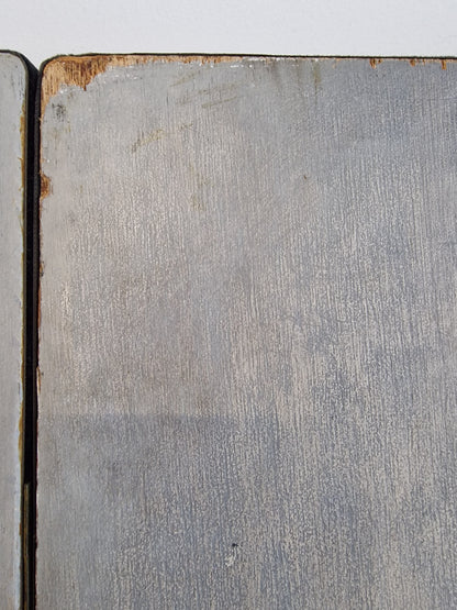 A Large Japanese-Style Painted Wood Folding Screen — Holland, 1988