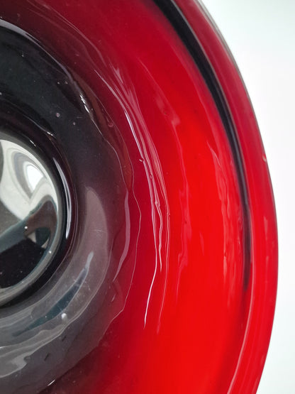 A substantial Chinese ruby-red Peking glass bowl — 19th/20th century