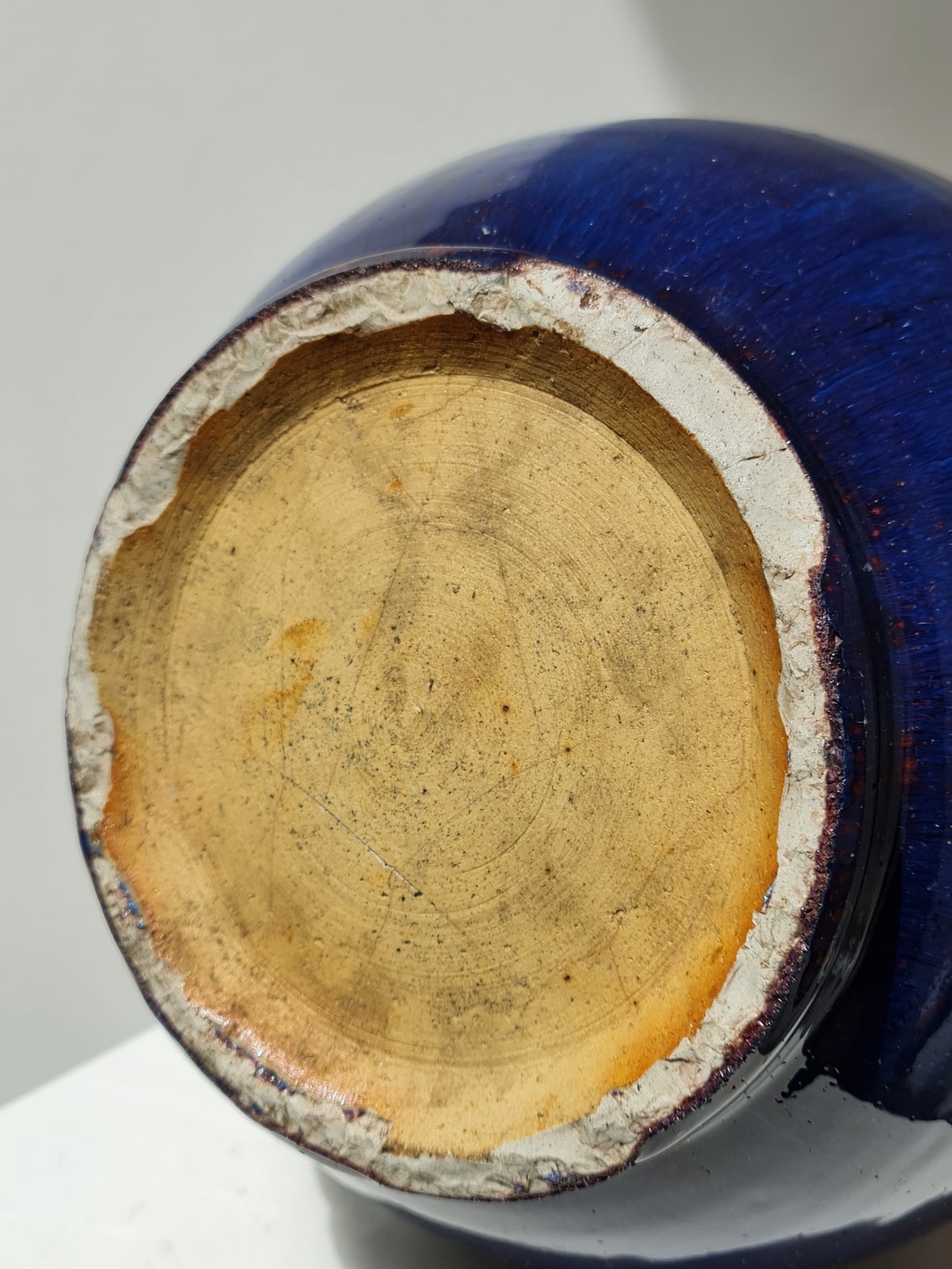 A large Flambé-Glazed Bottle Vase, Daoguang Period (1820–1850)