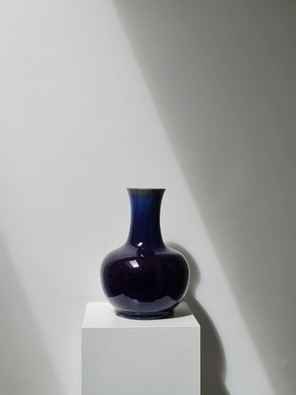 A large Flambé-Glazed Bottle Vase, Daoguang Period (1820–1850)