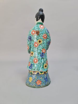 A rare Chinese porcelain set of figures, Republic period (1912-1949)