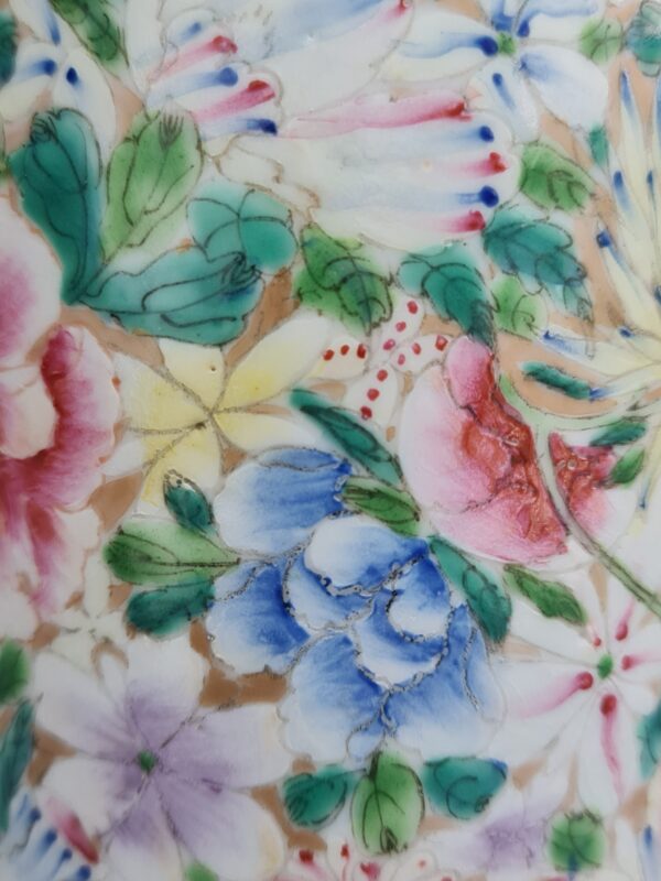 A Chinese porcelain  "Millefleurs" vase,  Marked Guangxu - Afbeelding 3