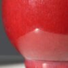 A Chinese large Garlic neck vase Coral red glaze , early 19th century - Afbeelding 3