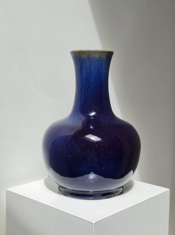 A large Flambé-Glazed Bottle Vase, Daoguang Period (1820–1850)