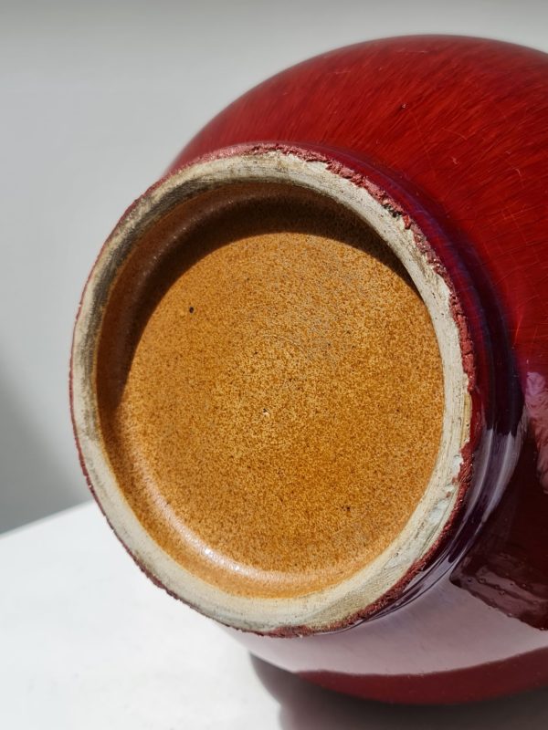 A large Flambé-Glazed Bottle Vase, 19th/20th Century - Afbeelding 3